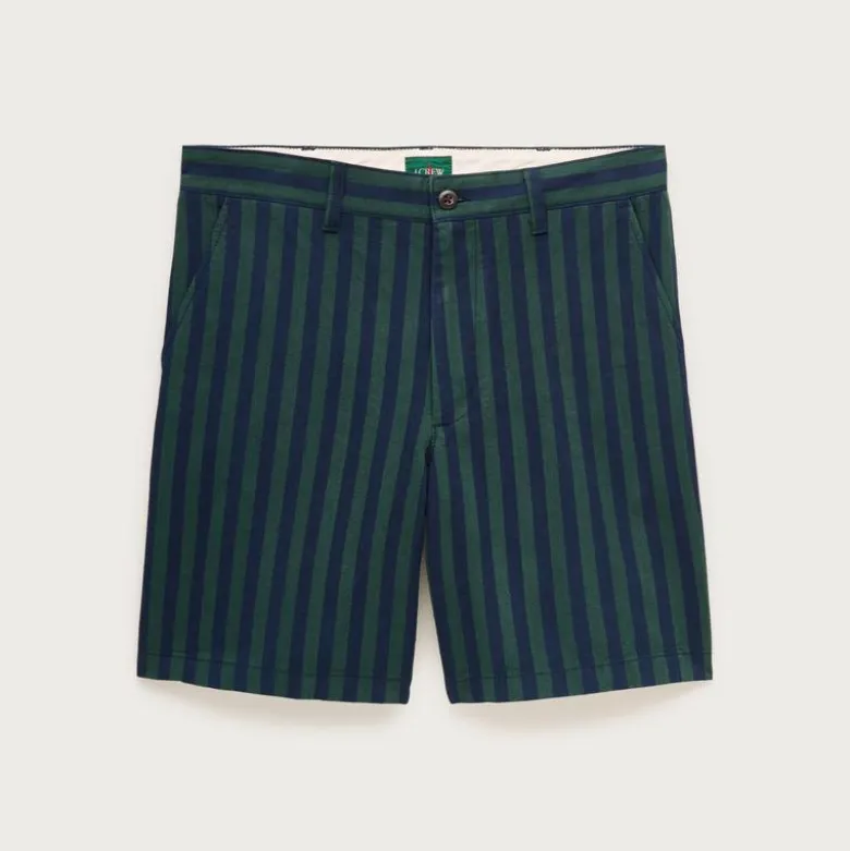 8" Classic chambray short in stripe