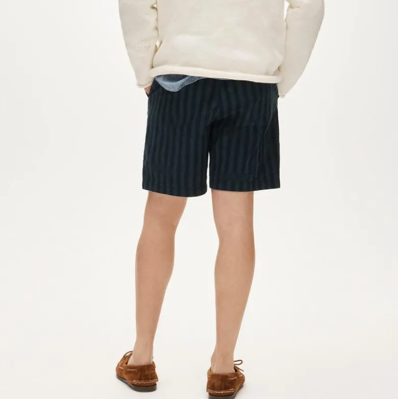 8" Classic chambray short in stripe