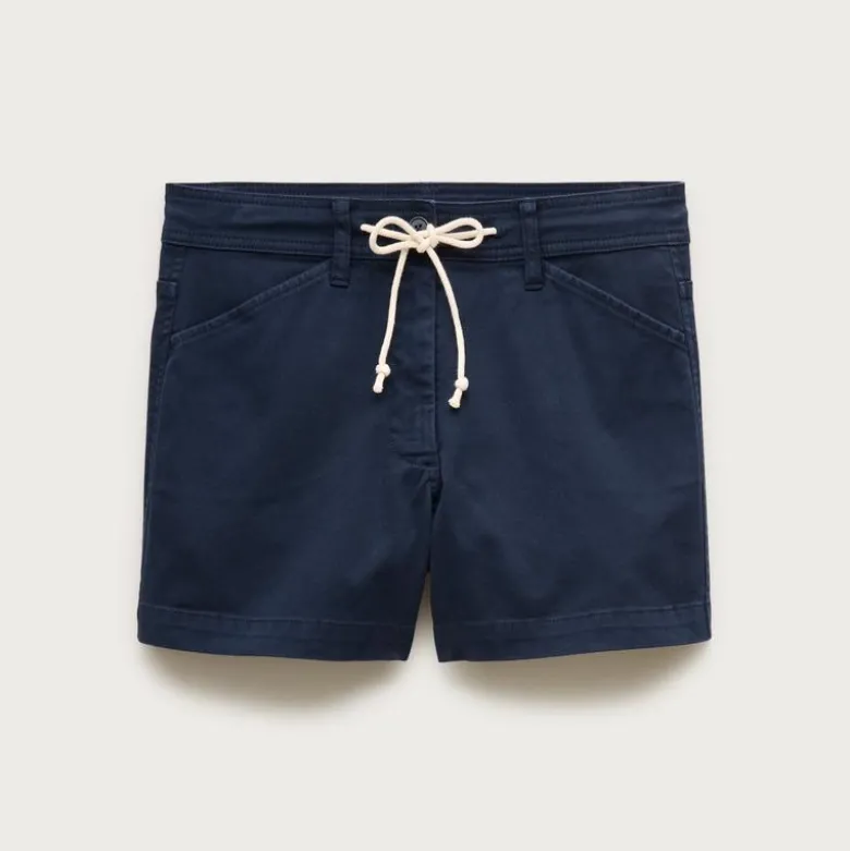 4" drawstring chino short