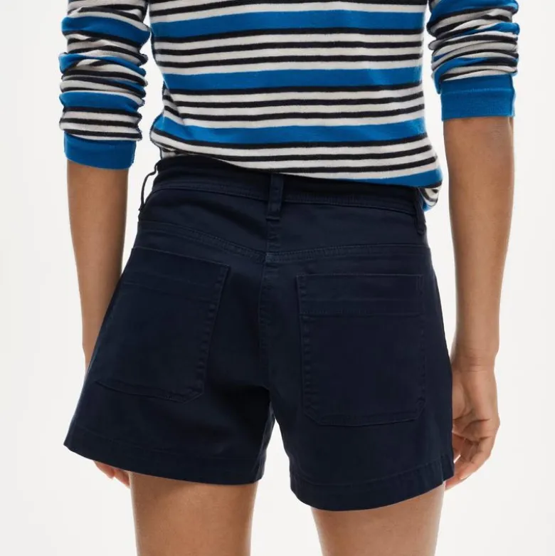 4" drawstring chino short