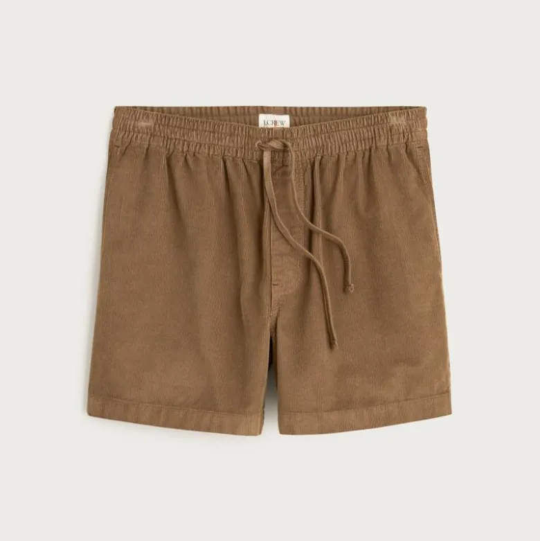 5" everyday drawstring short in corduroy