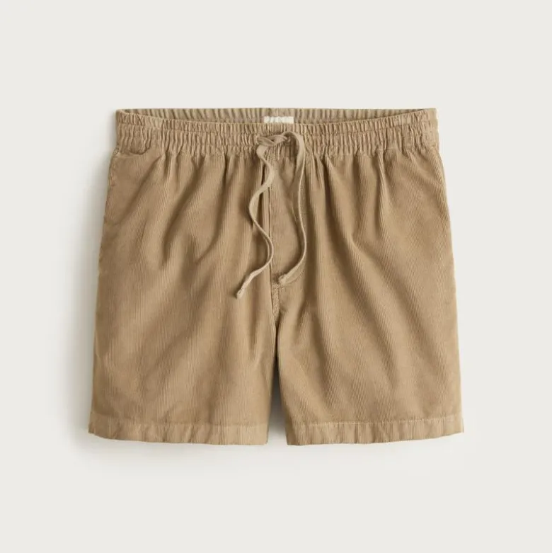 5" everyday drawstring short in corduroy