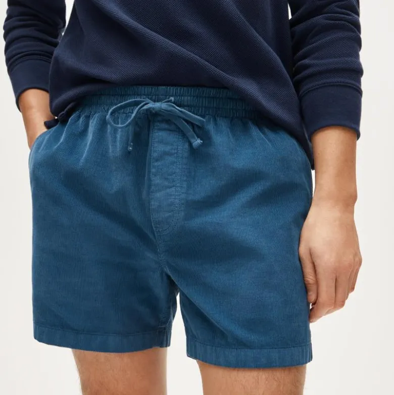 5" everyday drawstring short in corduroy