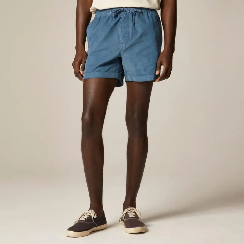 5" everyday drawstring short in corduroy