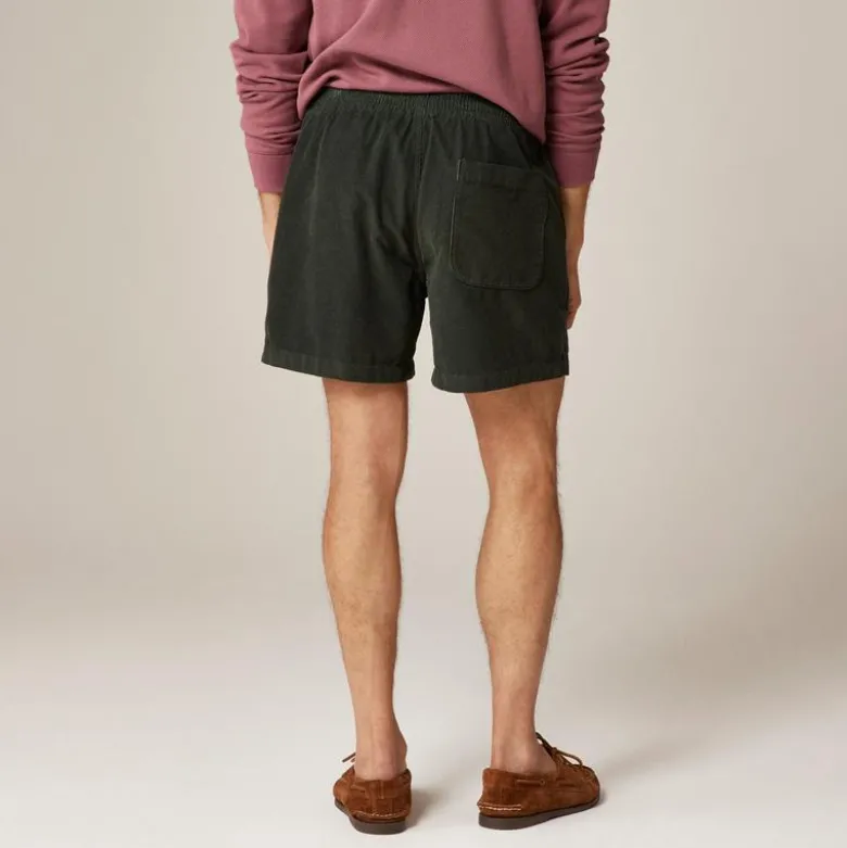 5" everyday drawstring short in corduroy