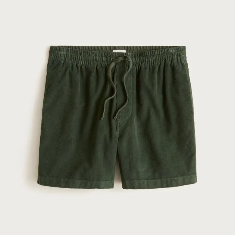 5" everyday drawstring short in corduroy