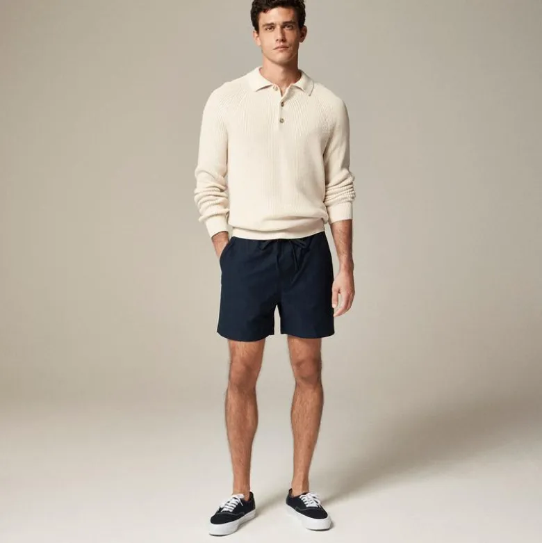 5" Everyday tech drawstring short