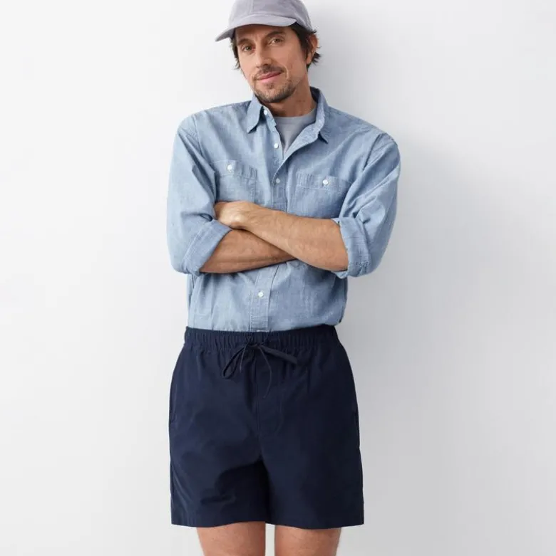 5" Everyday tech drawstring short