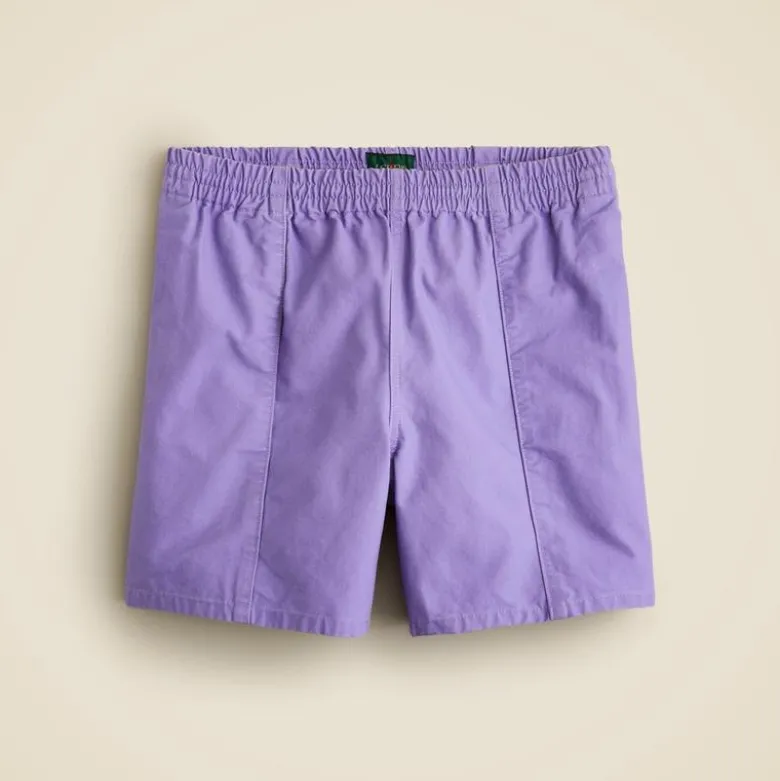 6'' heritage gym short in seaside canvas