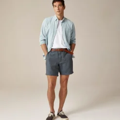 7" linen short