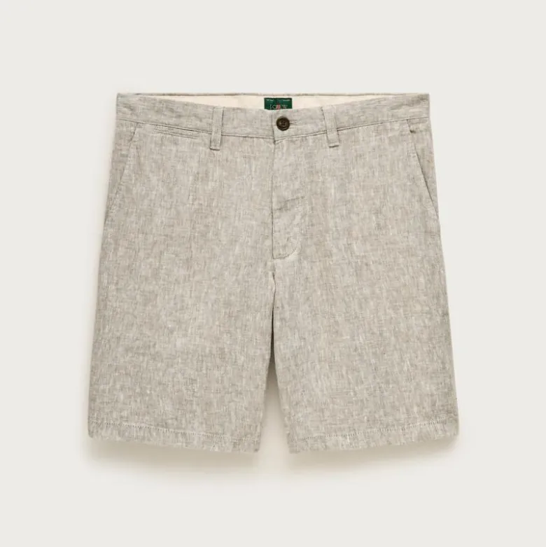 9" linen short
