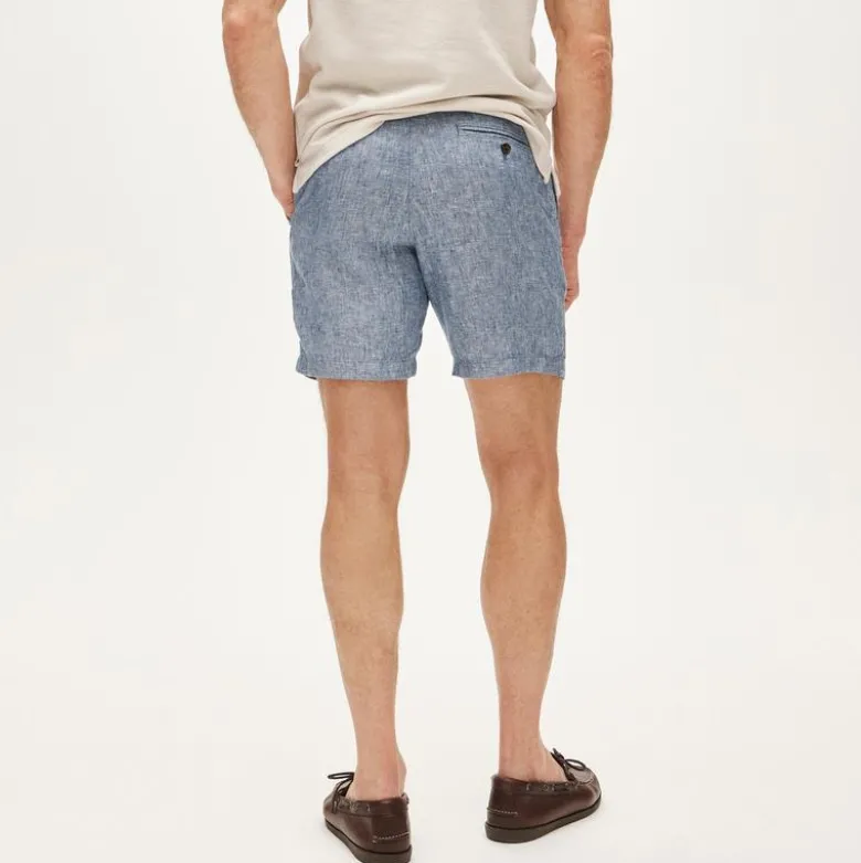 7" linen short
