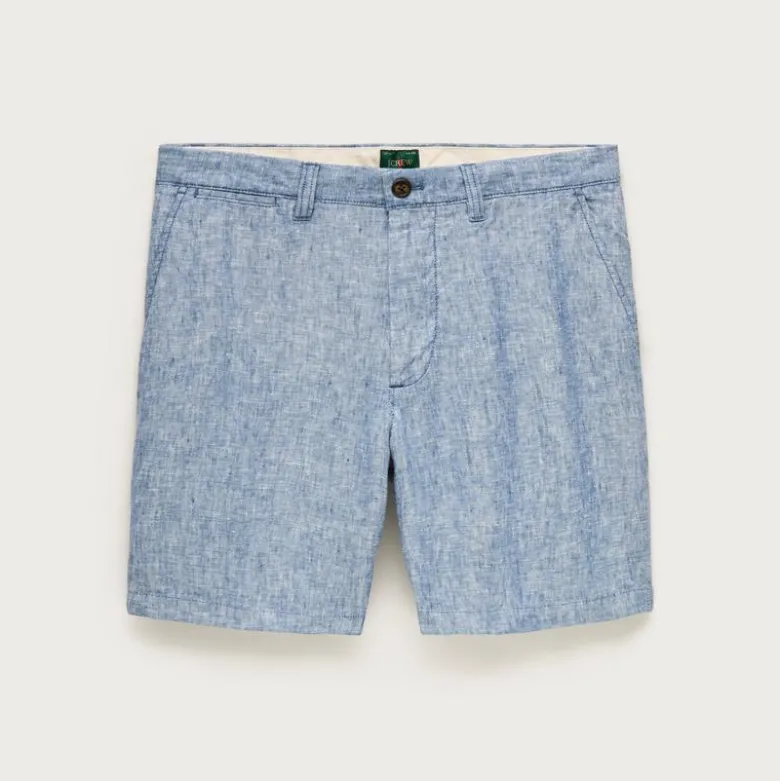 7" linen short