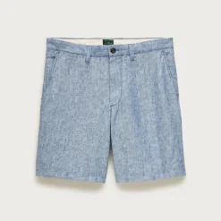 9" linen short