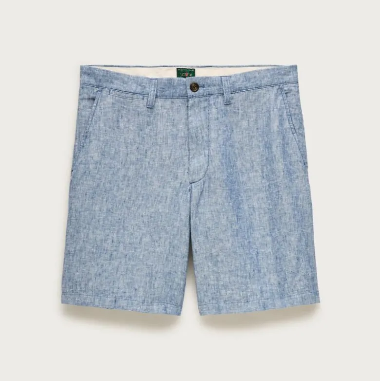 9" linen short