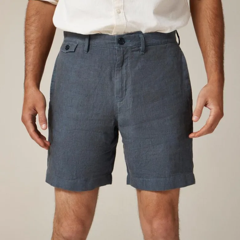 8.5" linen short