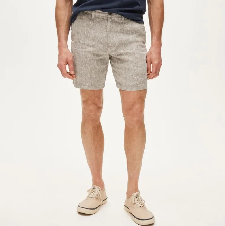 7" linen short