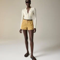3" pleated heritage chino short