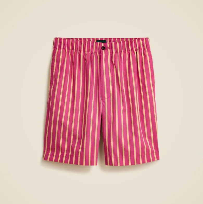 8" Relaxed cotton poplin short