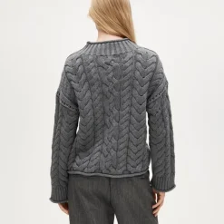 2025 Rollneck™ cable-knit sweater