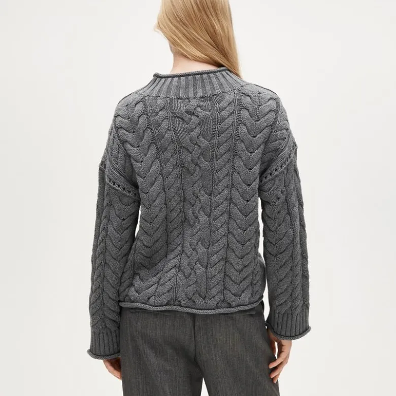 2025 Rollneck™ cable-knit sweater