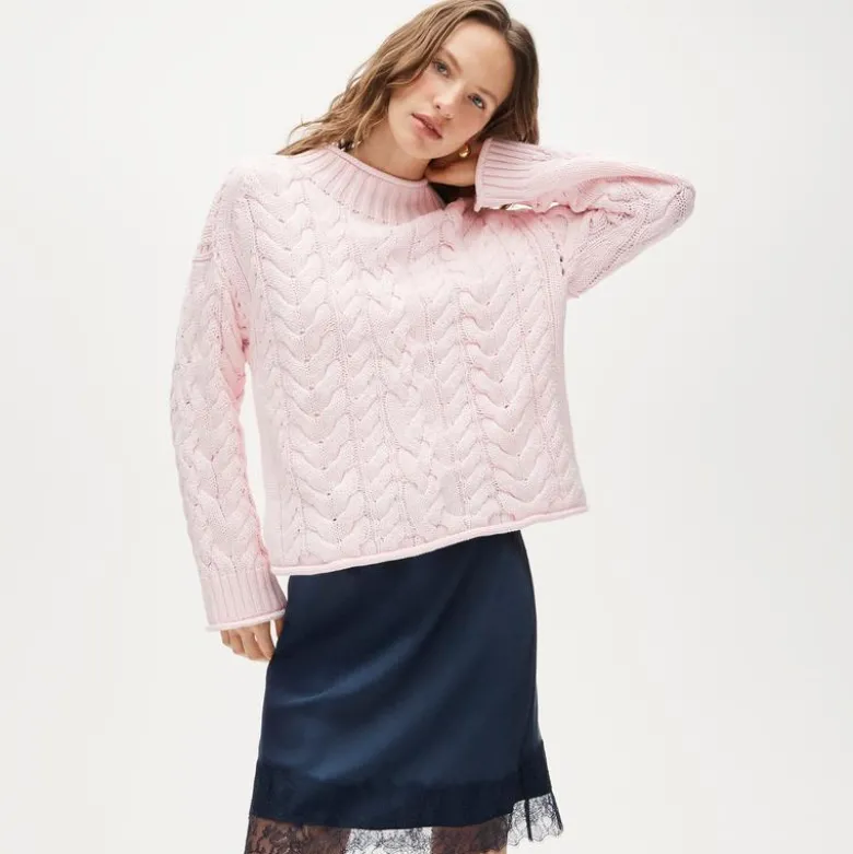 2025 Rollneck™ cable-knit sweater