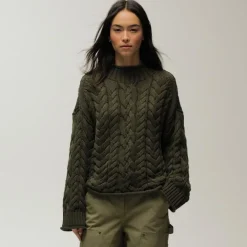 2025 Rollneck™ cable-knit sweater