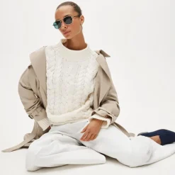 2025 Rollneck™ cable-knit sweater