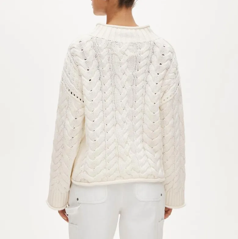 2025 Rollneck™ cable-knit sweater