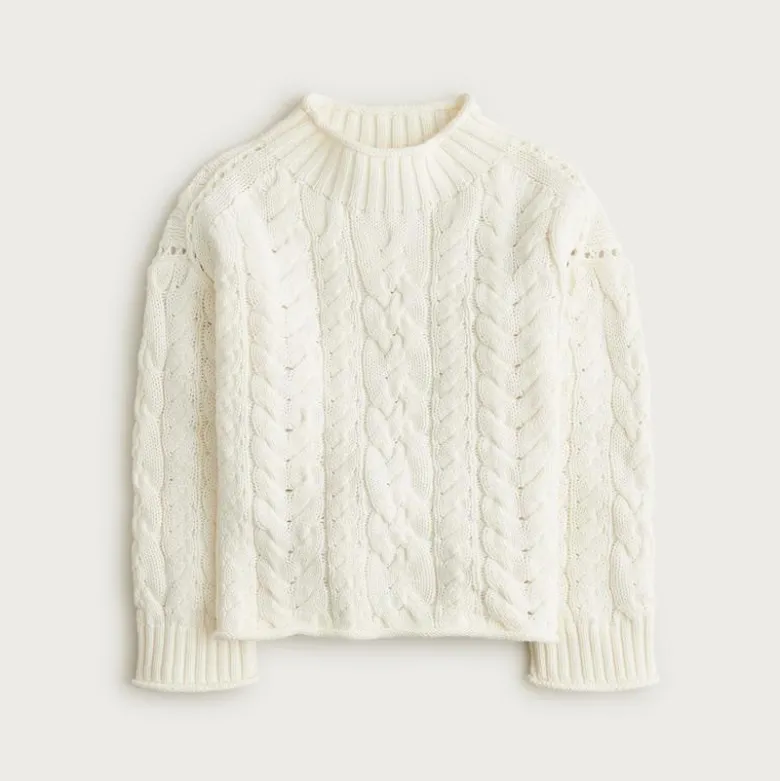 2025 Rollneck™ cable-knit sweater