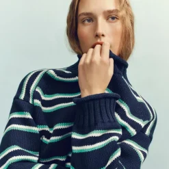 2025 Rollneck™ sweater in stripe