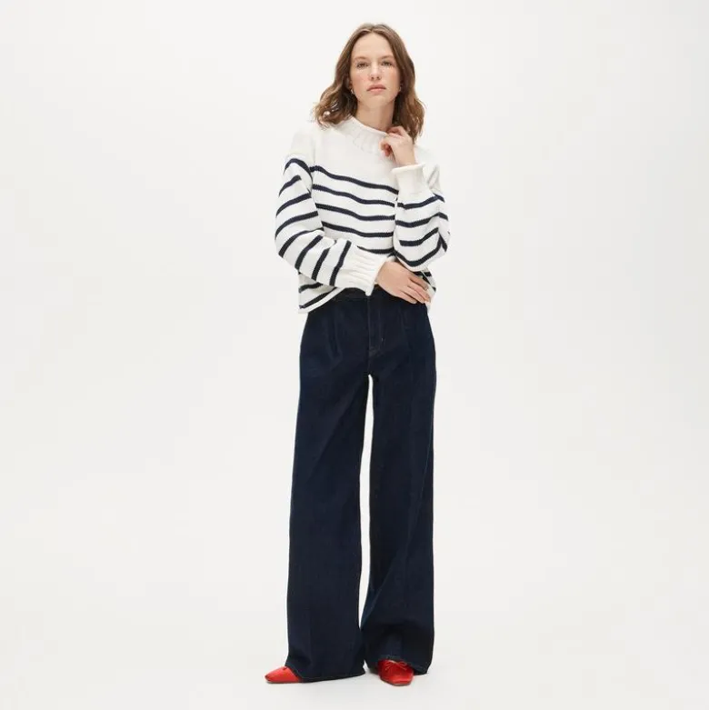 2025 Rollneck™ sweater in stripe