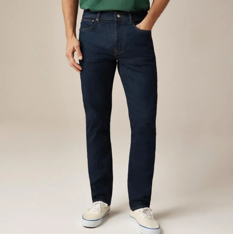 770™ Straight-fit stretch jean in aged indigo wash