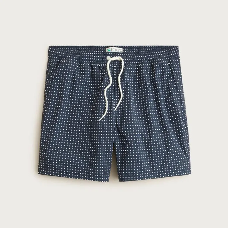 6" stretch swim trunk with ECONYL® nylon