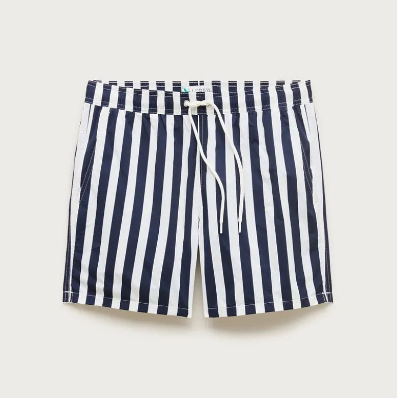 6" swim trunk in recycled nylon