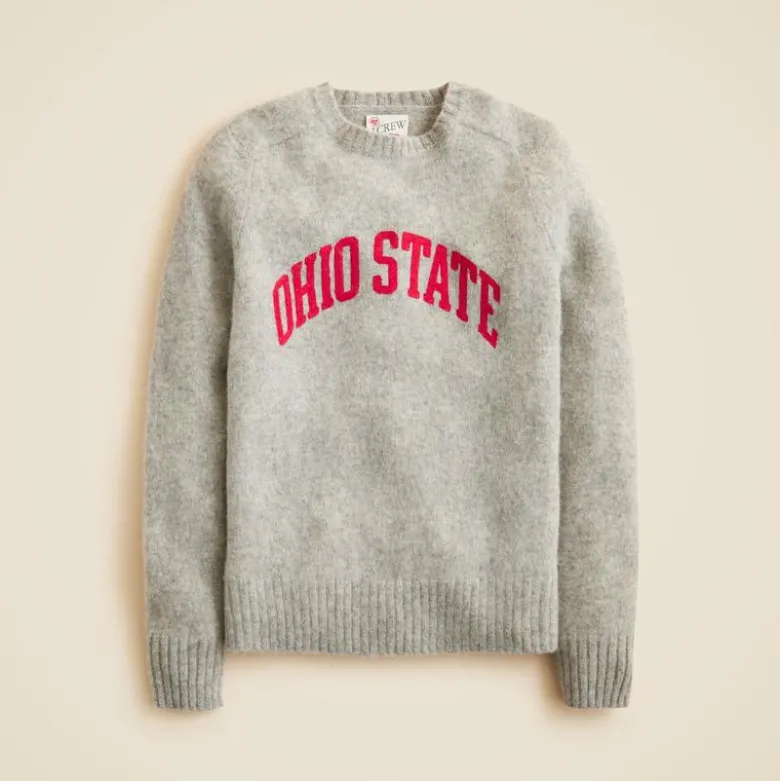 '47 X J.Crew brushed wool Ohio State sweater