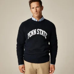 '47 X J.Crew brushed wool Penn State sweater