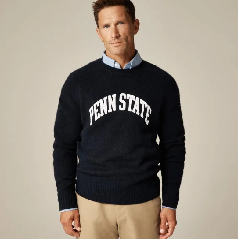 '47 X J.Crew brushed wool Penn State sweater