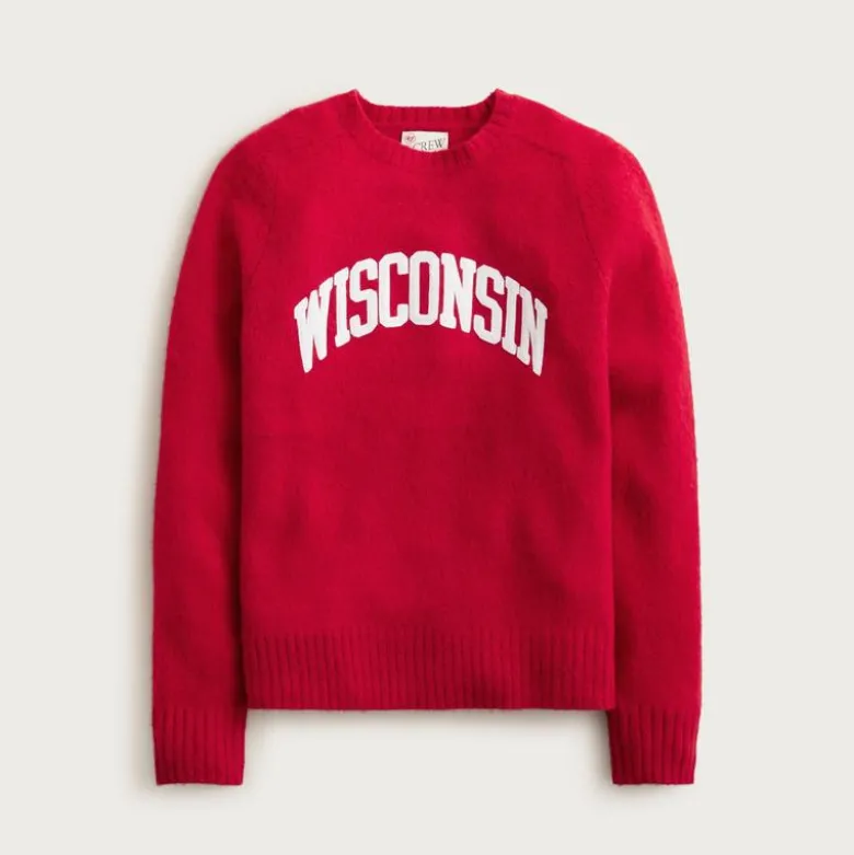 '47 X J.Crew brushed wool Wisconsin sweater