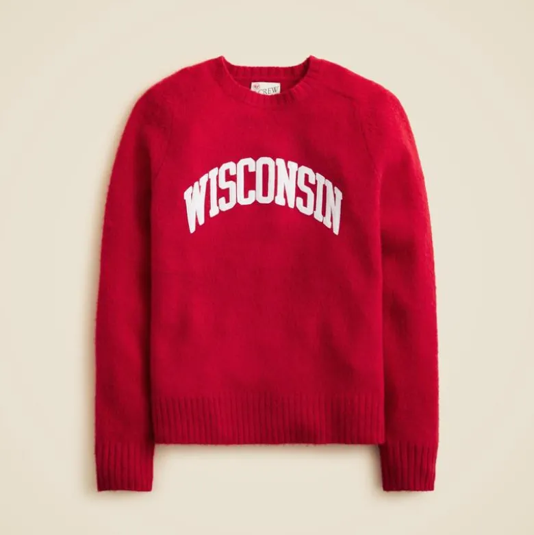 '47 X J.Crew brushed wool Wisconsin sweater