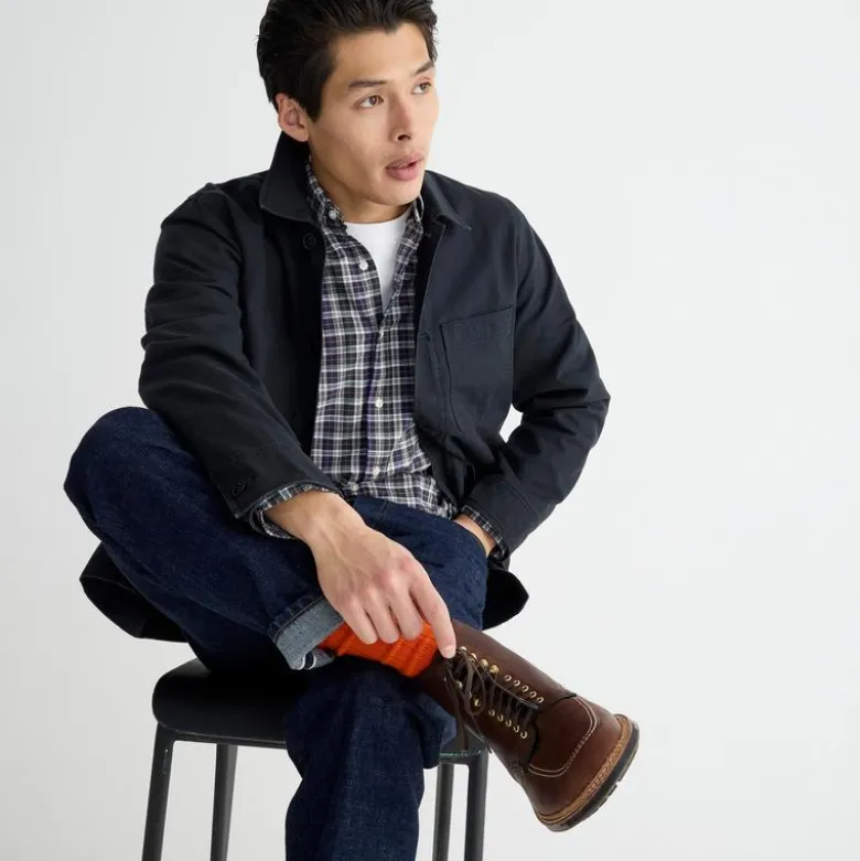 Alden® for J.Crew 405 Indy boots in kudu leather