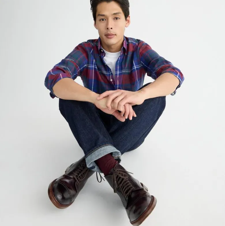 Alden® for J.Crew straight-tip cordovan boots