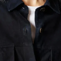Alex Eagle X J.Crew oversized suede shirt