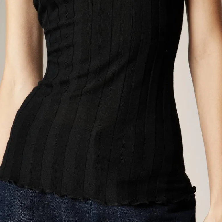 Alex Eagle X J.Crew ribbed shell tank top in merino wool
