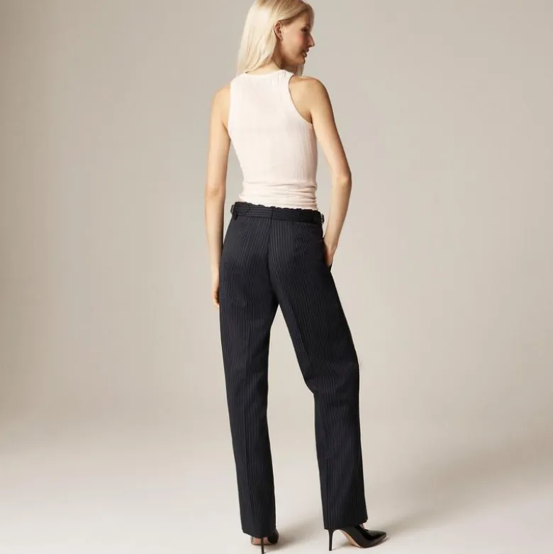 Alex Eagle X J.Crew suit pant in pinstriped wool