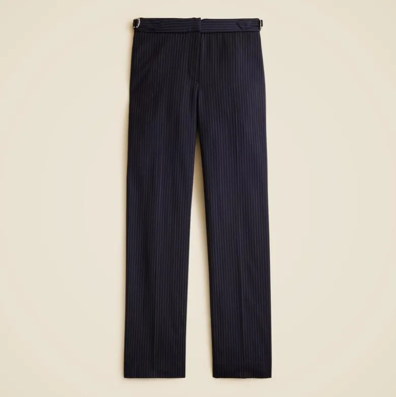 Alex Eagle X J.Crew suit pant in pinstriped wool