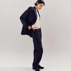 Alex Eagle X J.Crew suit pant in pinstriped wool