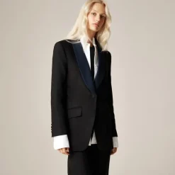 Alex Eagle X J.Crew tuxedo blazer in wool blend