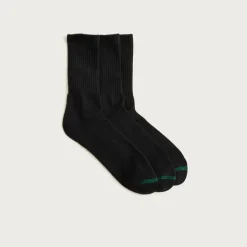 Athletic crew socks with COOLMAX® technology three-pack