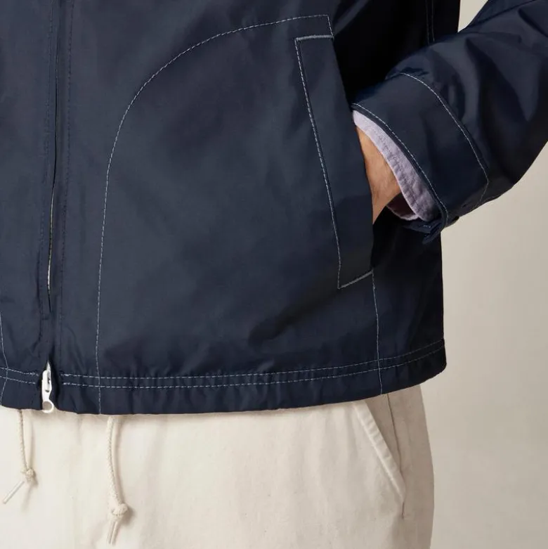 Atlantic Coastal Supplies X J.Crew windbreaker in recycled nylon